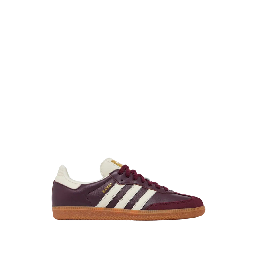 adidas Samba OG 'Maroon / Gold Metallic'