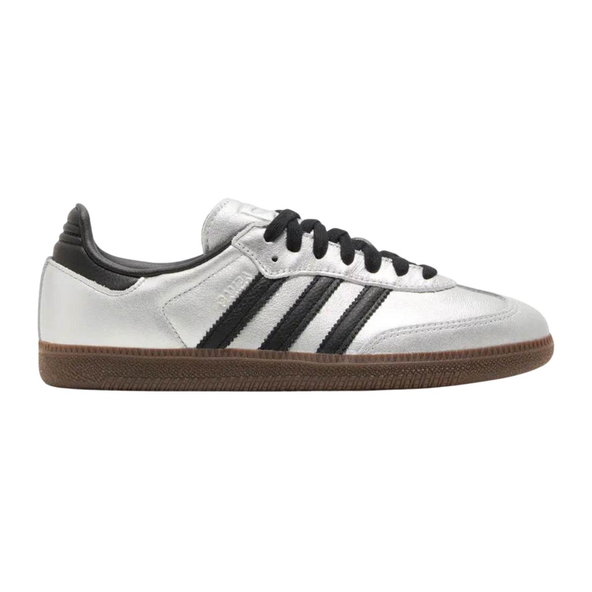 adidas Samba OG 'Silver Metallic / Core Black / Gum'