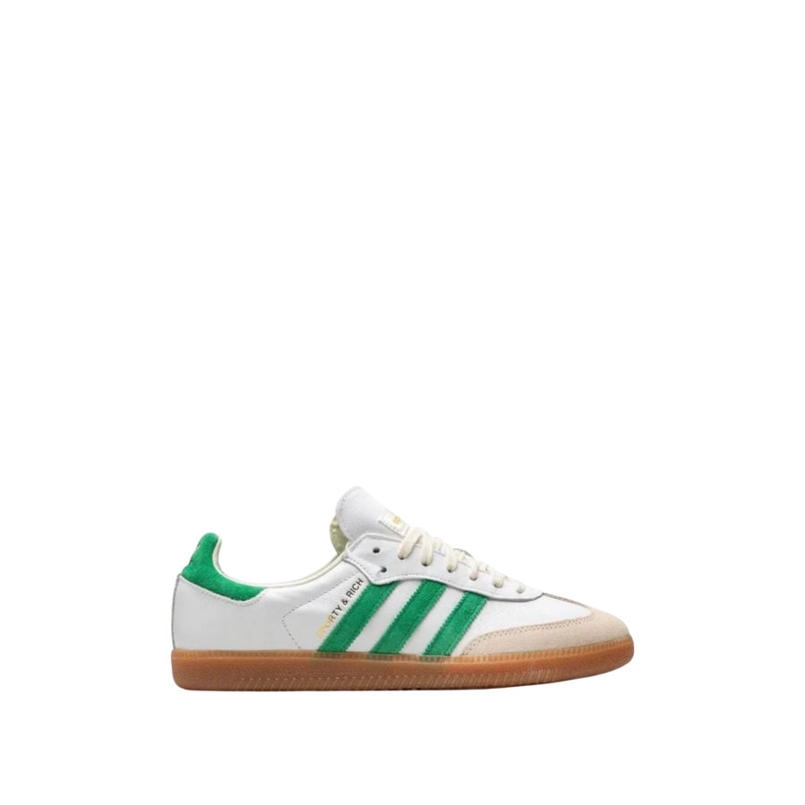 Sporty & Rich x adidas Samba OG 'Cloud White / Green'