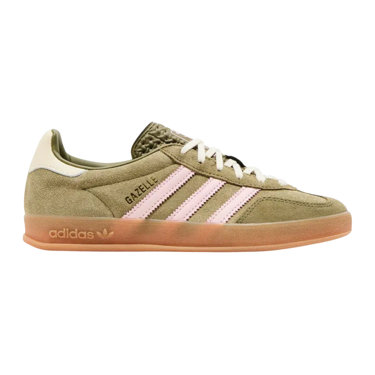 adidas Gazelle Indoor 'Focus Olive / Clear Pink'