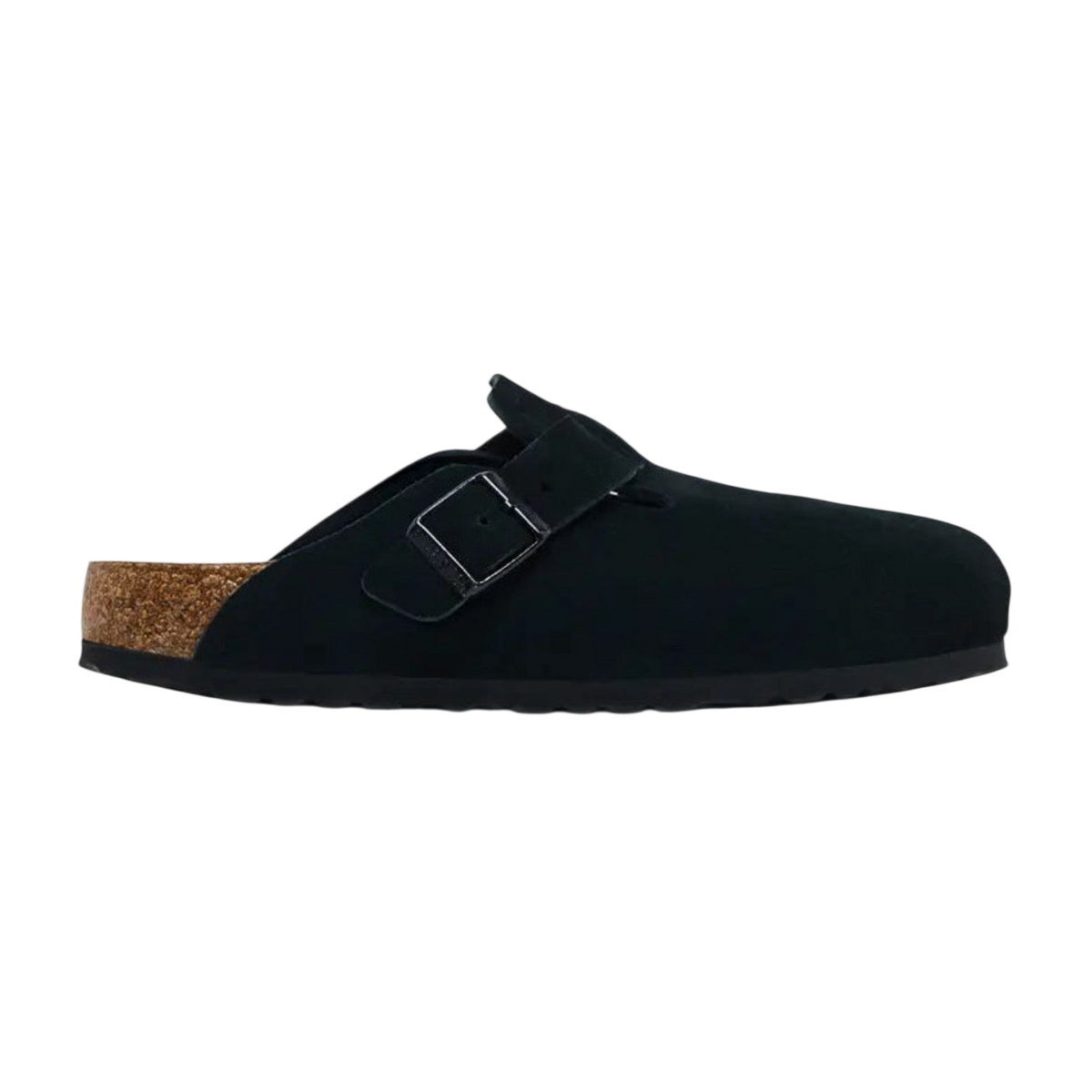 Birkenstock Boston Soft Footbed Suede 'Black'