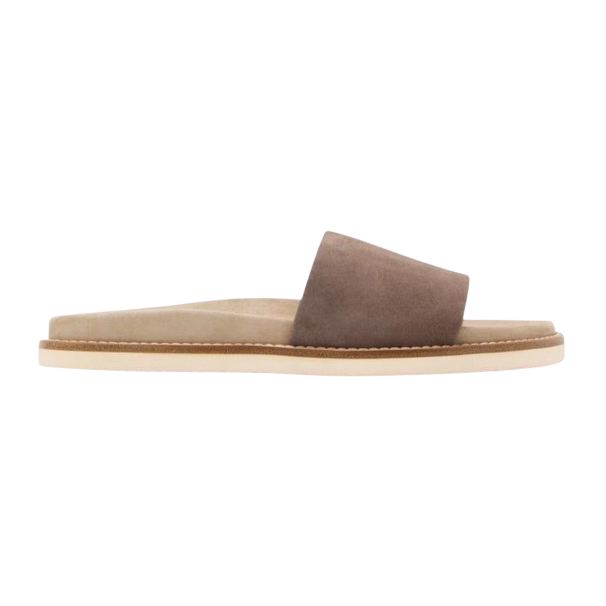 Brunello Cucinelli Suede Slide 'Brown'