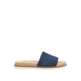 Brunello Cucinelli Suede Slide 'Navy'