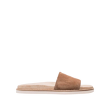 Brunello Cucinelli Suede Slide 'Light Brown'