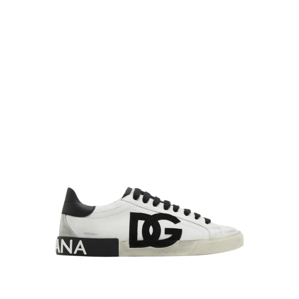 Dolce & Gabbana Portofino Vintage 'DG Logo Print / White / Black'