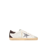 Golden Goose Super-Star 'White / Silver Glitter / Burgundy'