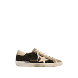 Golden Goose Super-Star 'Black Glitter / Cream'