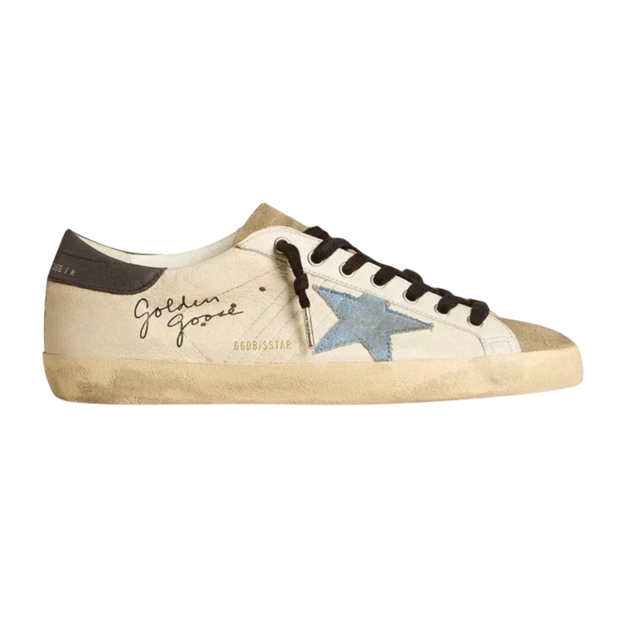 Golden Goose Super-Star 'Cream / Light Blue'