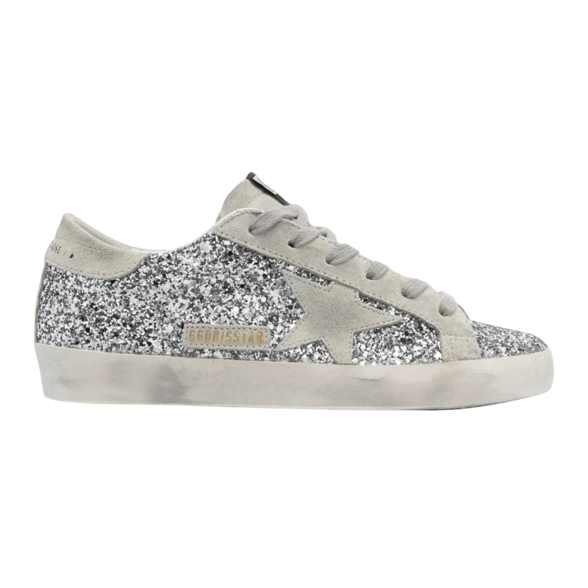 Golden Goose Super-Star 'Silver Glitter / Ice Grey'