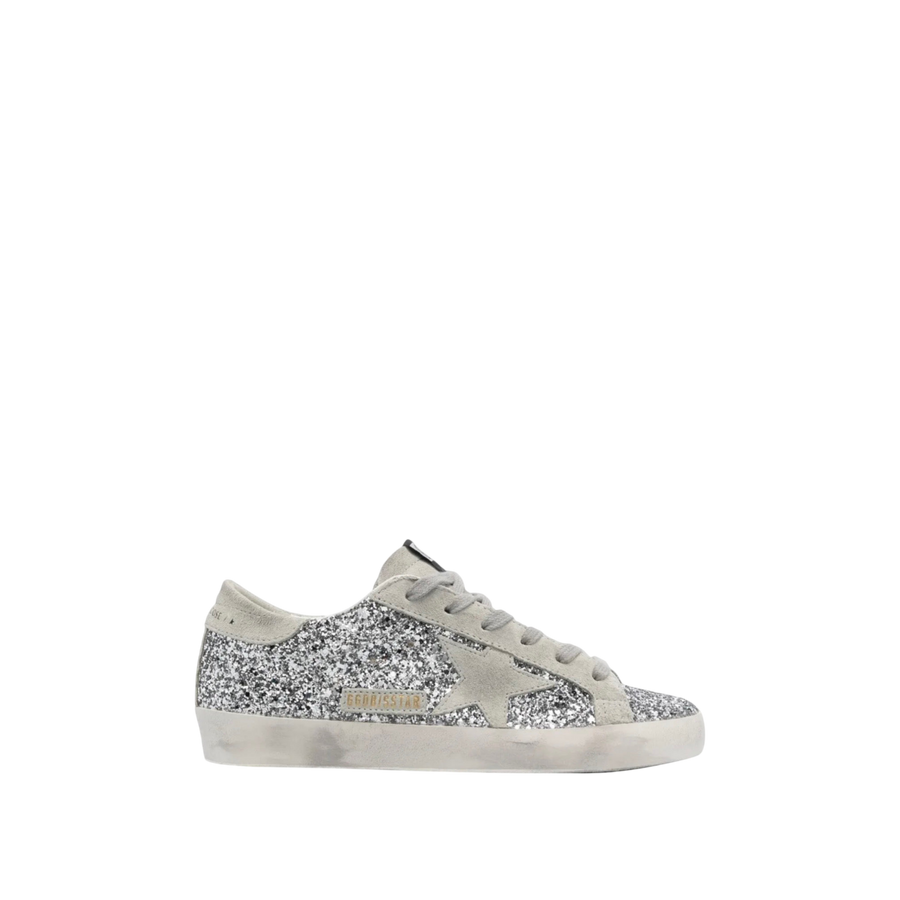 Golden Goose Super-Star 'Silver Glitter / Ice Grey'
