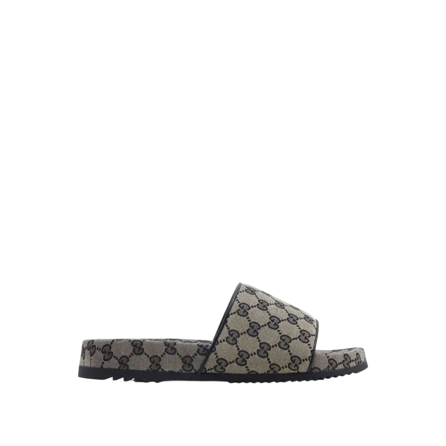 Gucci GG Slide 'Beige / Blue Monogram'