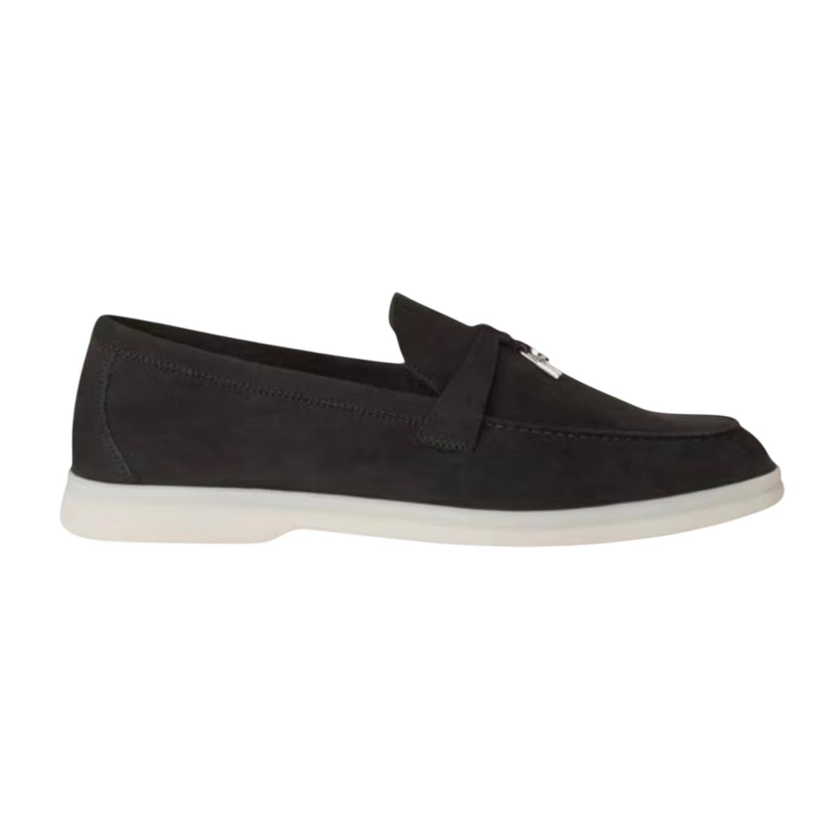 Loro Piana Summer Charms Walk Loafer 'Black'