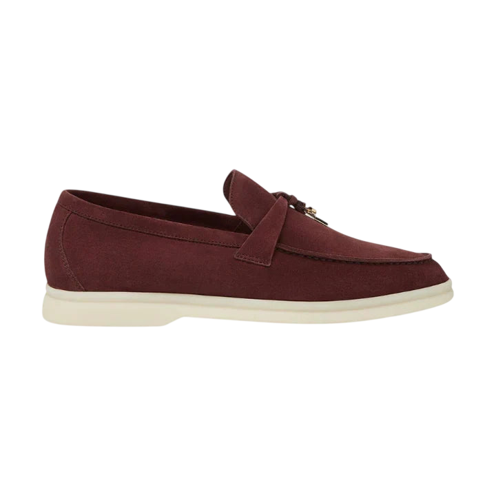 Loro Piana Summer Charms Walk Loafer 'Burgundy'