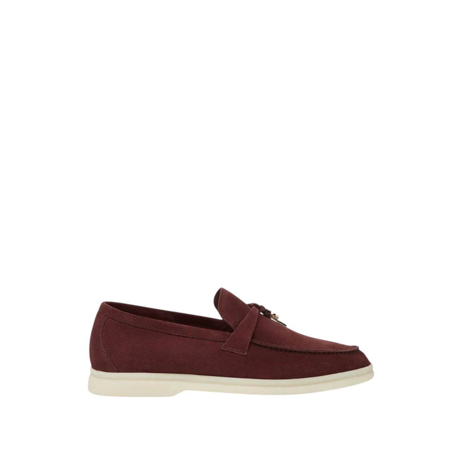 Loro Piana Summer Charms Walk Loafer 'Burgundy'