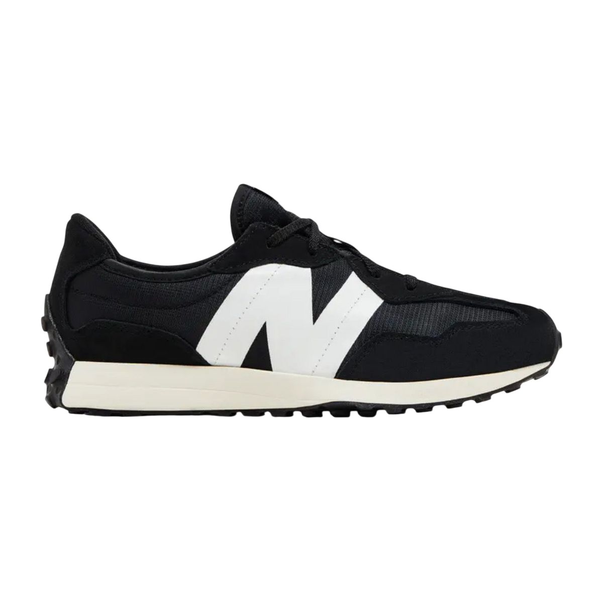 New Balance 327 Big Kid 'Black / White'