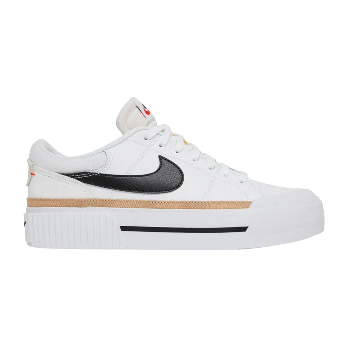 Nike Court Legacy Lift 'White / Black / Hemp'