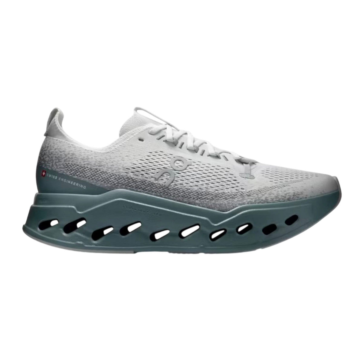 On Cloudsurfer Max 'Iceberg / Olive'