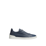 Zegna Triple Stitch Deerskin 'Navy Blue'