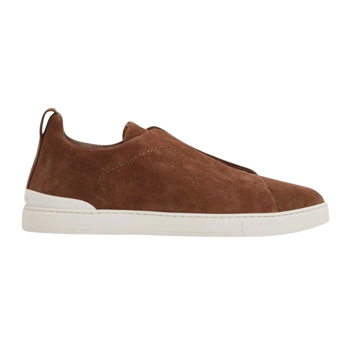 Zegna Triple Stitch Suede 'Light Brown'