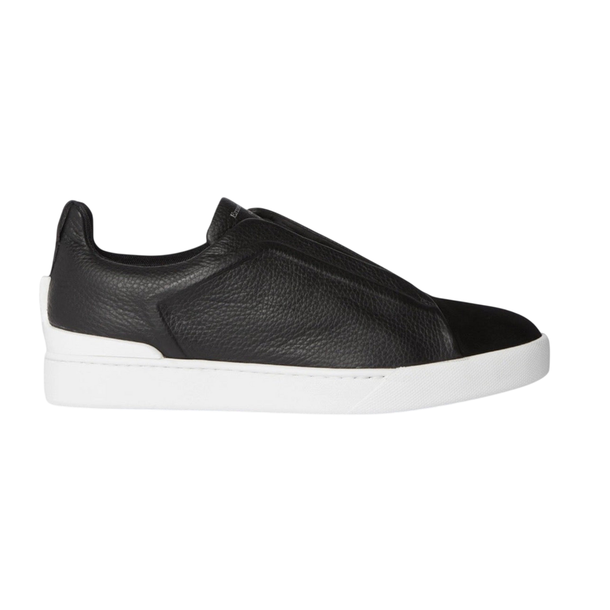 Zegna Triple Stitch Leather 'Black'