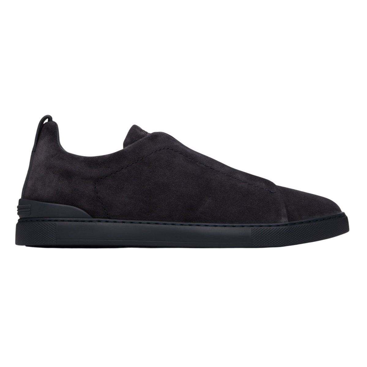 Zegna Triple Stitch Suede 'Full Navy'