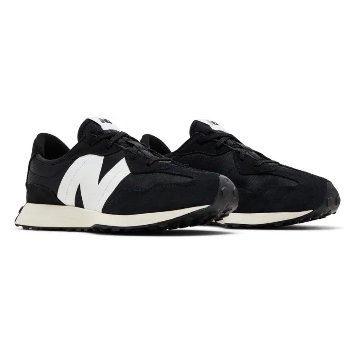 New Balance 327 Big Kid 'Black / White'