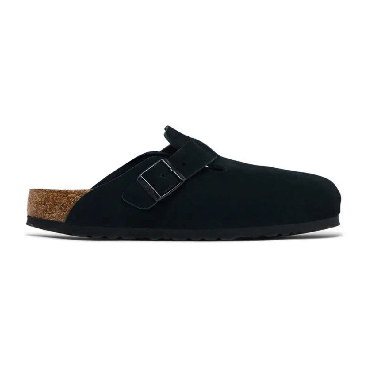 Birkenstock Boston Soft Footbed Suede 'Black'