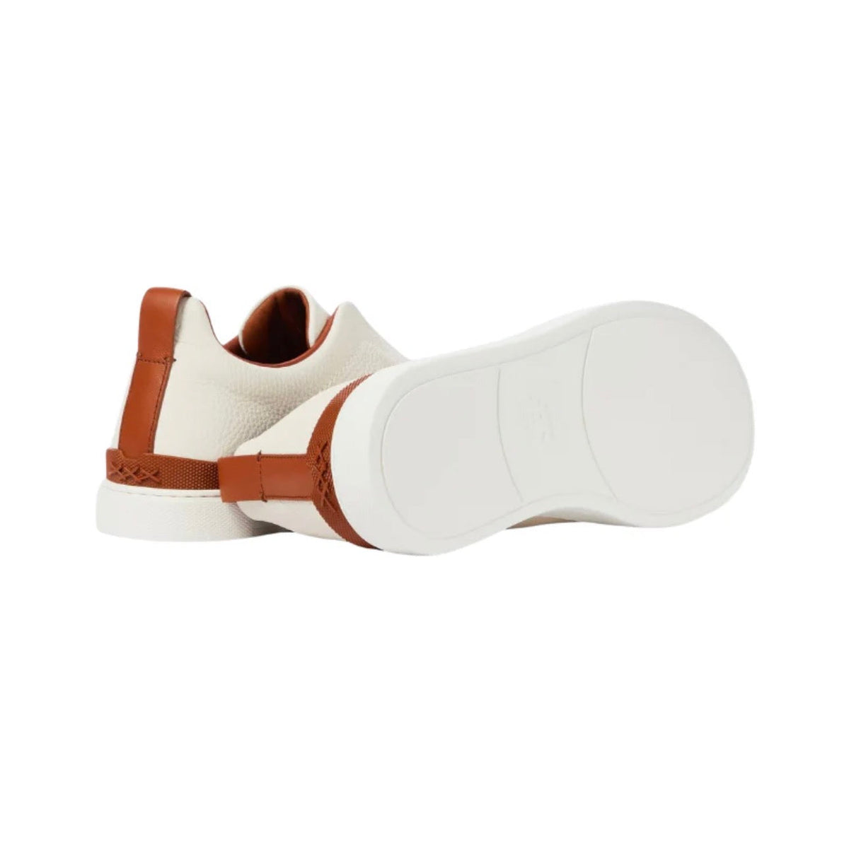 Zegna Triple Stitch Leather 'White'