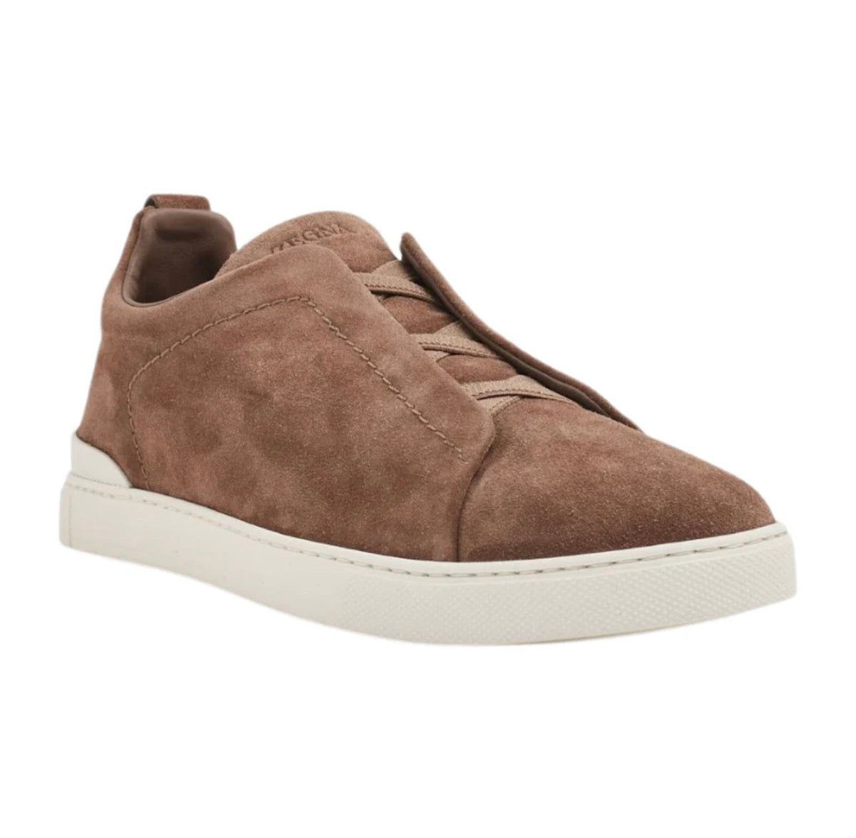Zegna Triple Stitch Suede 'Light Brown'