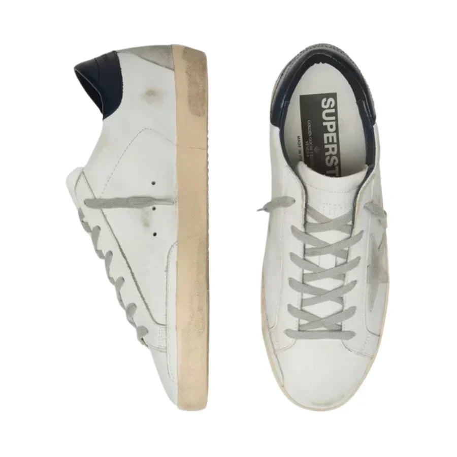 Golden Goose Super-Star 'White / Navy'