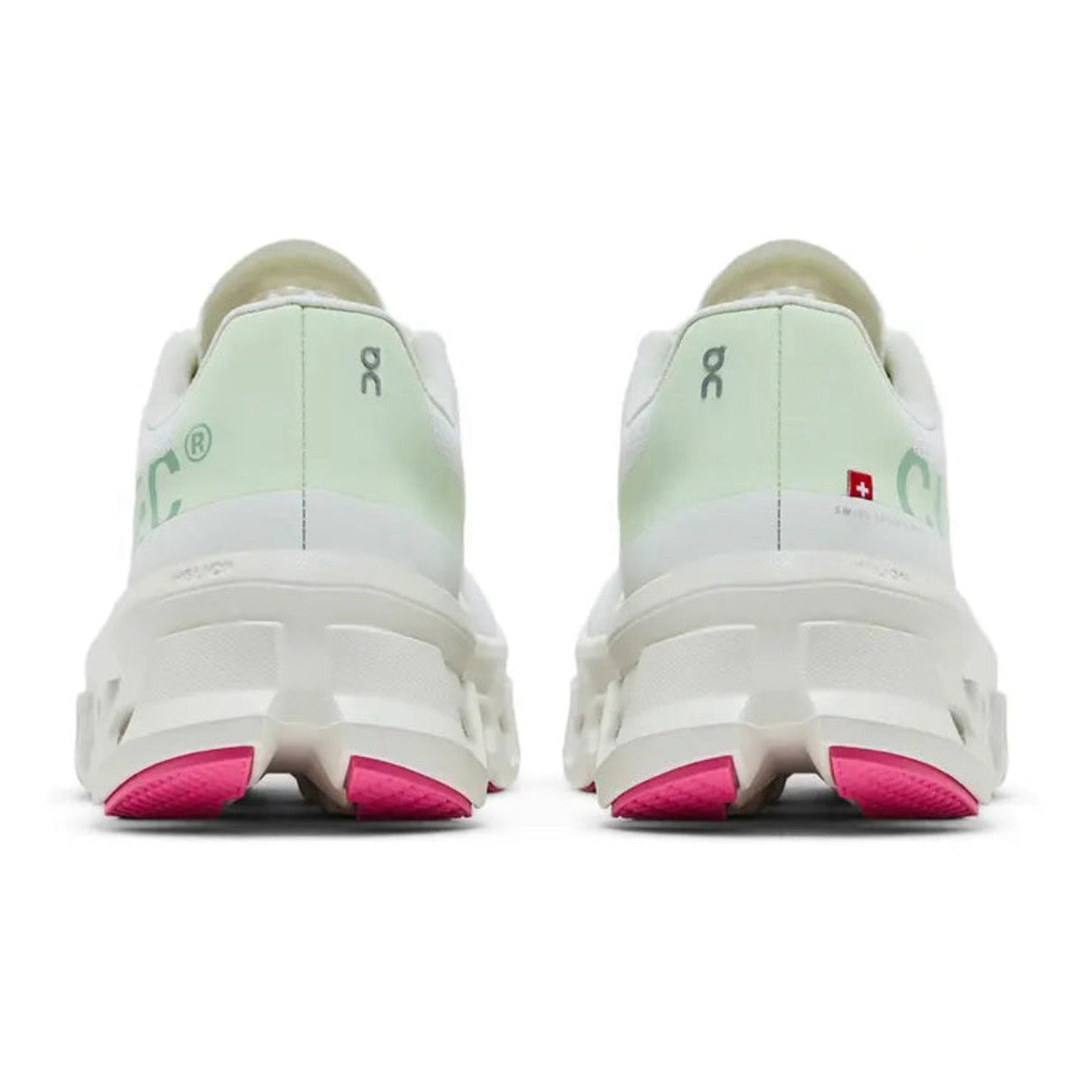 On Cloudmonster 'White / Lima'