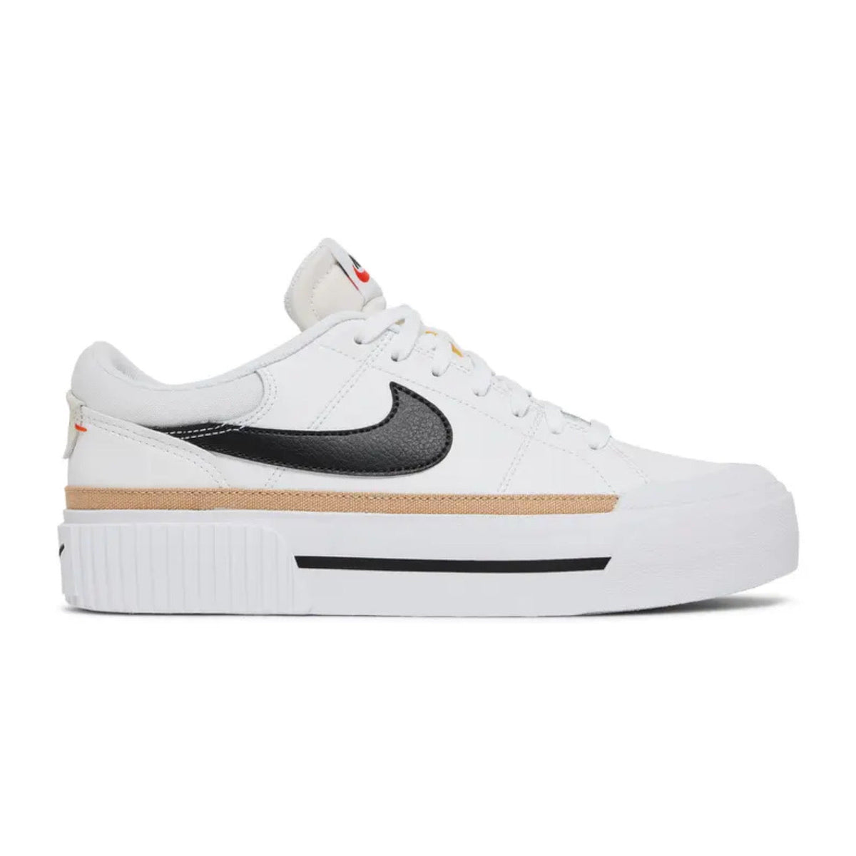Nike Court Legacy Lift 'White / Black / Hemp'