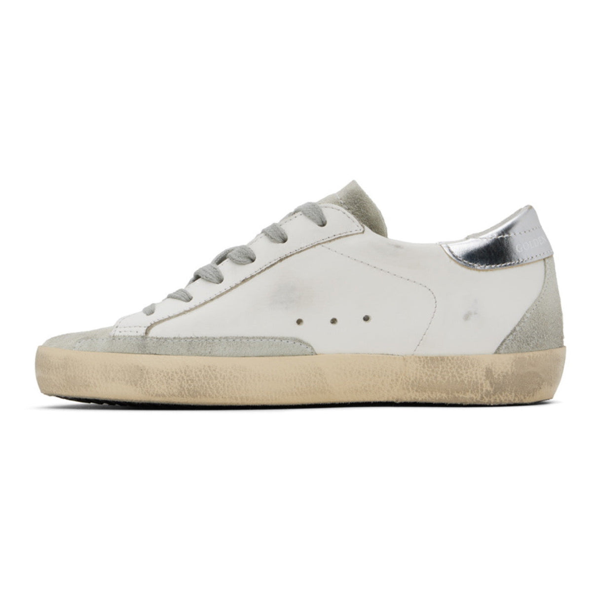 Golden Goose Super-Star 'White / Orchid Pink'