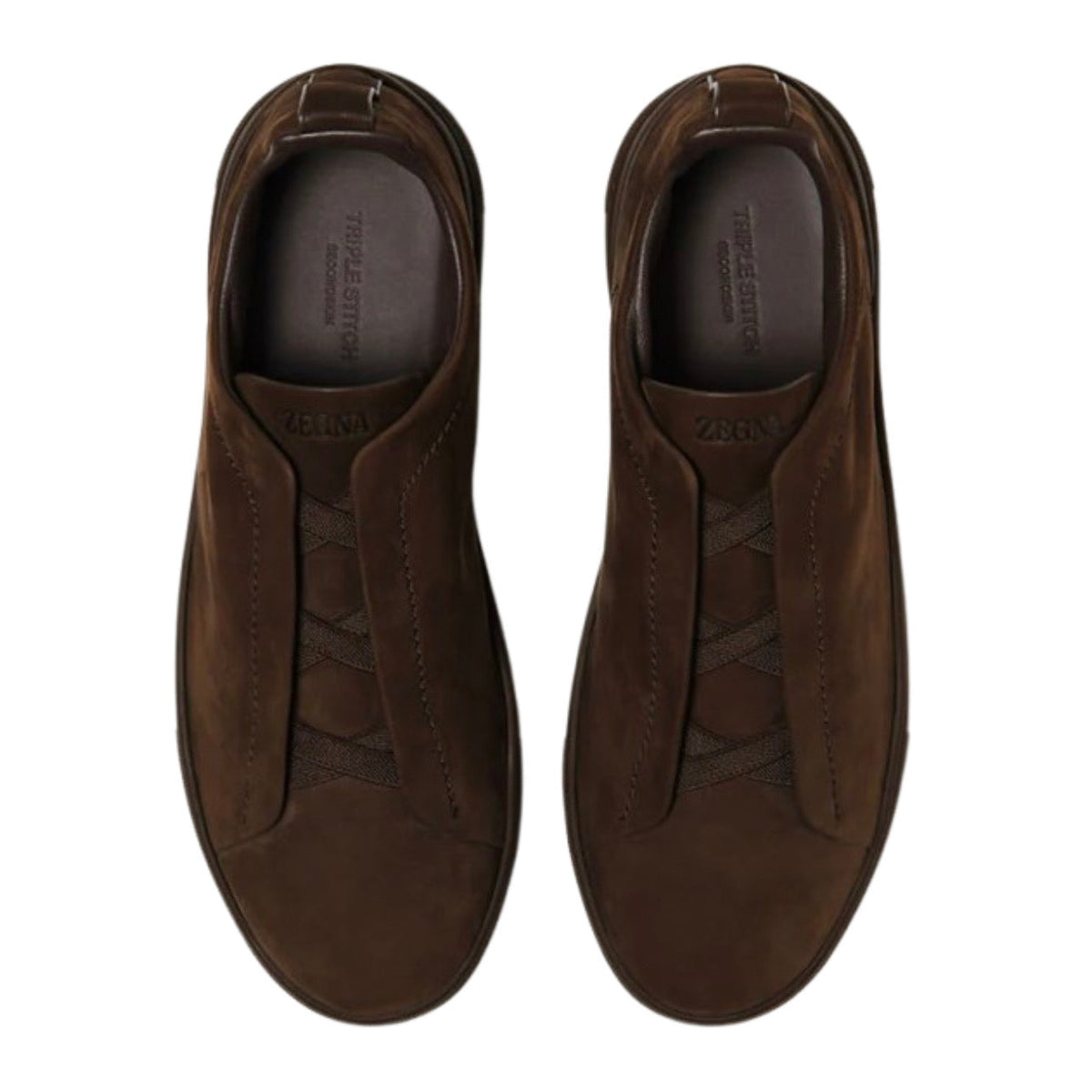 Zegna Triple Stitch SecondSkin 'Dark Brown'