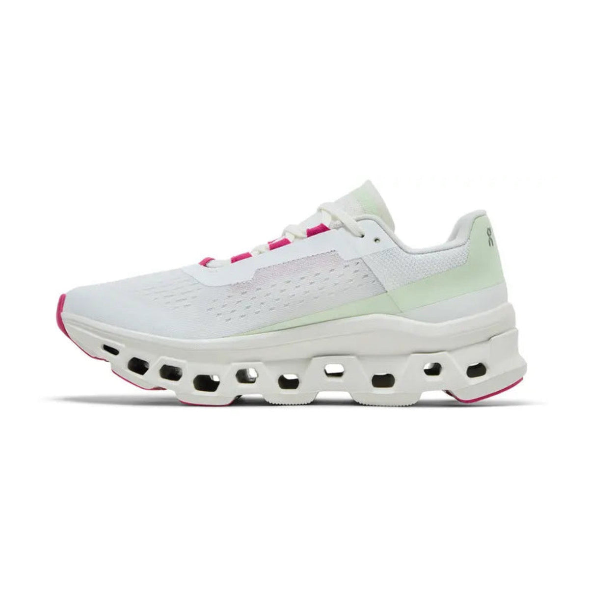 On Cloudmonster 'White / Lima'
