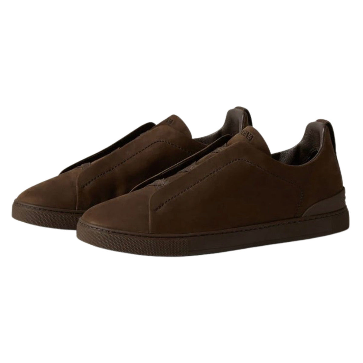 Zegna Triple Stitch SecondSkin 'Dark Brown'