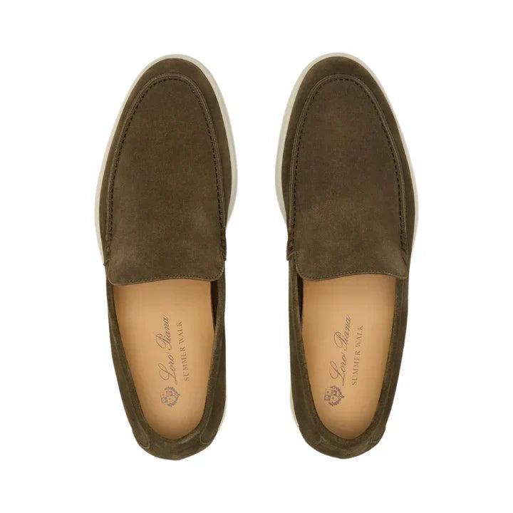 Loro Piana Summer Walk Loafer 'Grey Moss'