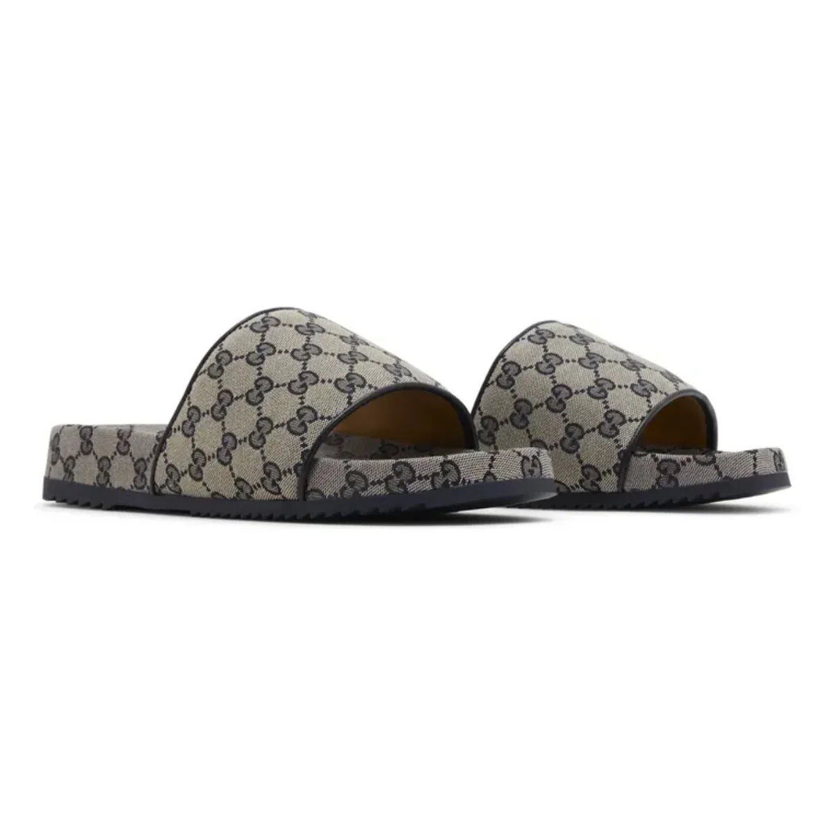 Gucci GG Slide 'Beige / Blue Monogram'