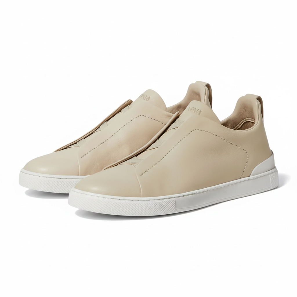 Zegna Triple Stitch SecondSkin 'Light Beige'