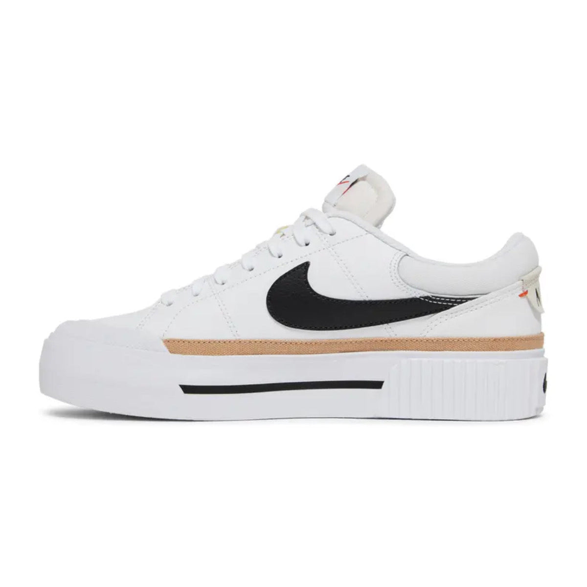 Nike Court Legacy Lift 'White / Black / Hemp'