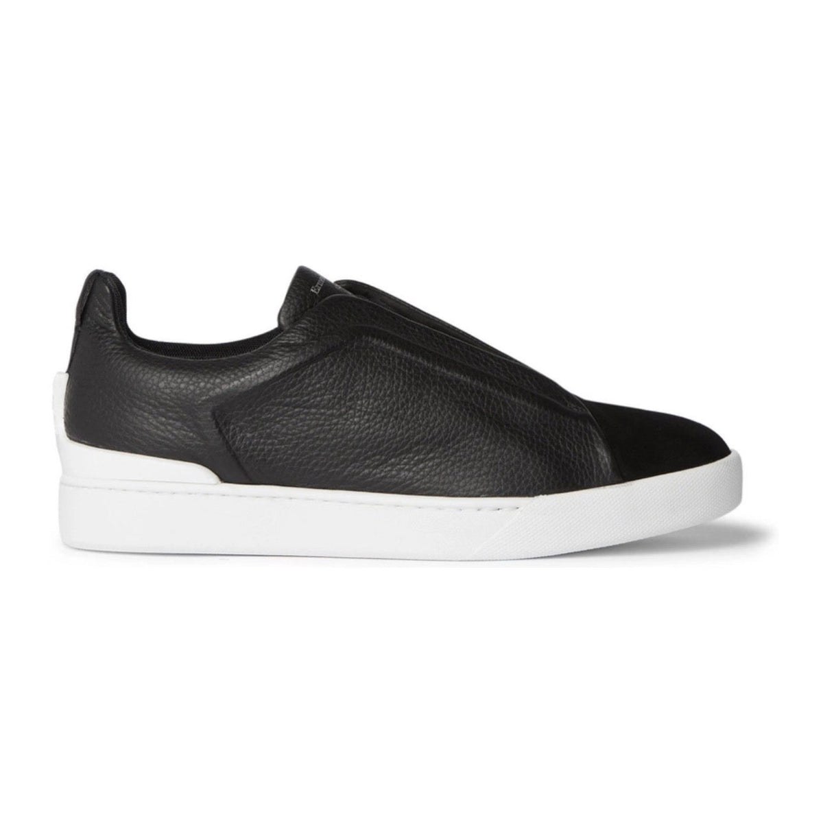 Zegna Triple Stitch Leather 'Black'