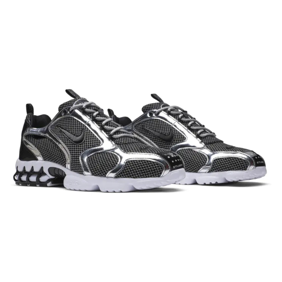 Stüssy x Nike Air Zoom Spiridon Caged 2 'Pure Platinum'