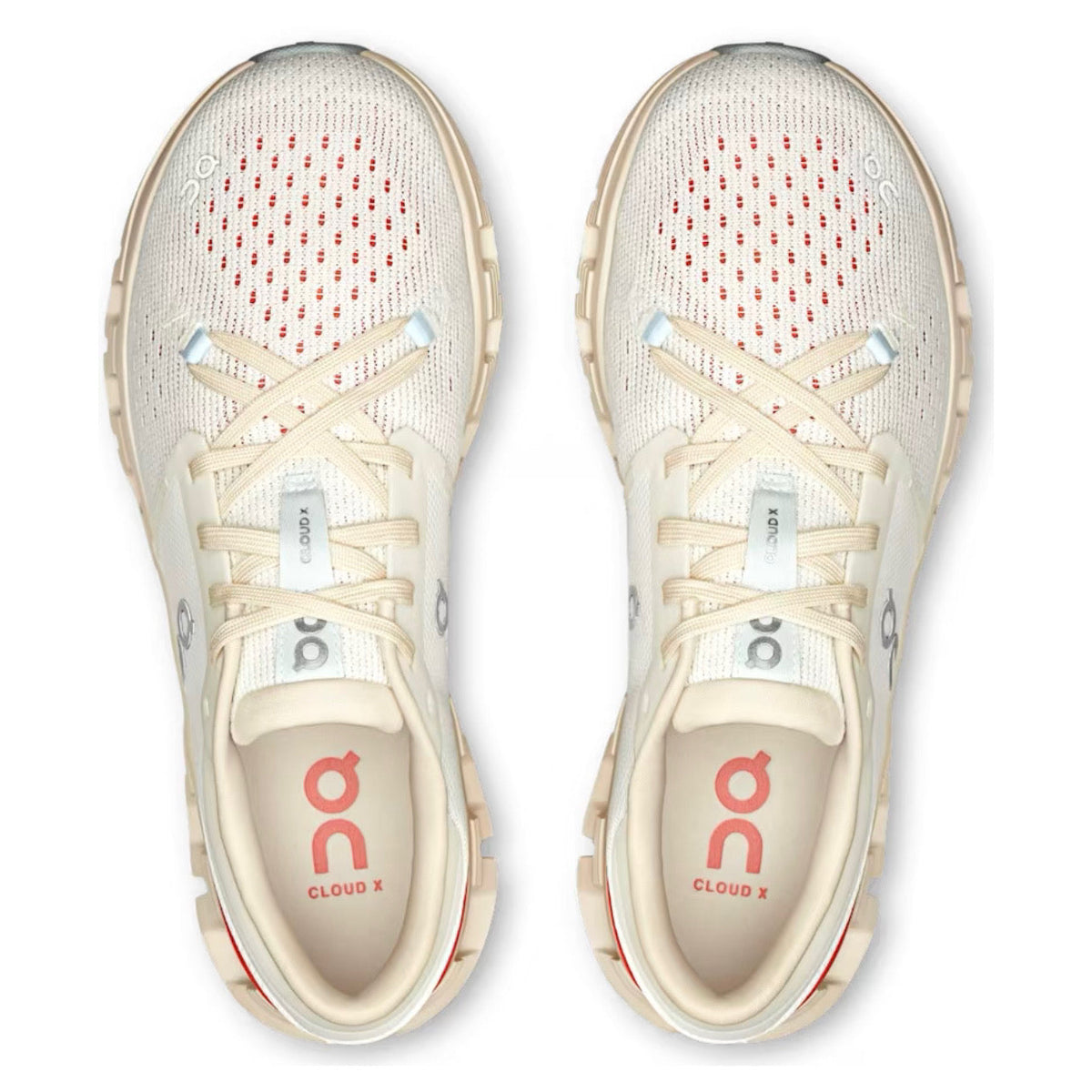 On Cloud X 4 'Ivory / Salmon'