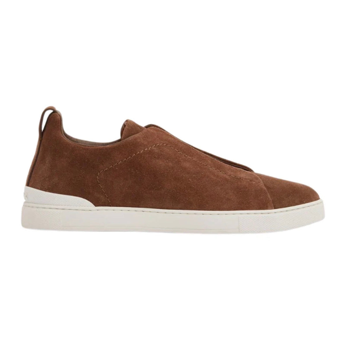 Zegna Triple Stitch Suede 'Light Brown'