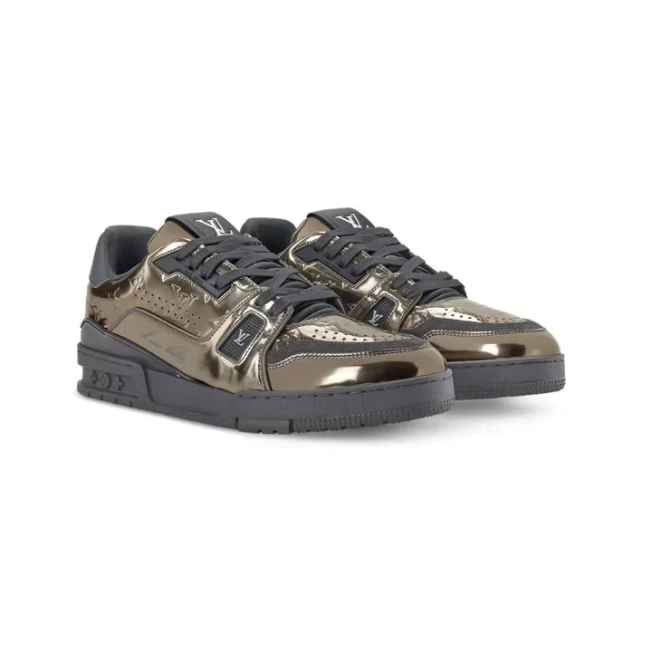 Louis Vuitton LV Trainer 'Metallic Gold / Black'