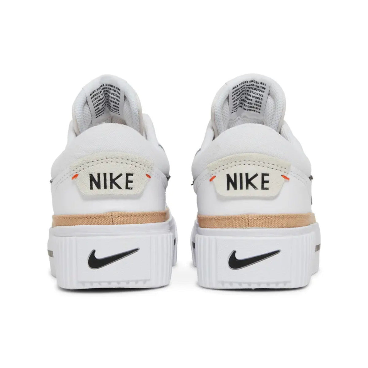 Nike Court Legacy Lift 'White / Black / Hemp'