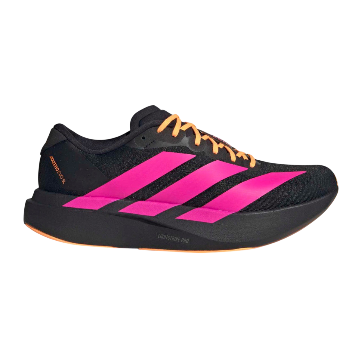 adidas Adizero Evo SL 'Core Black / Lucid Pink / Orange'