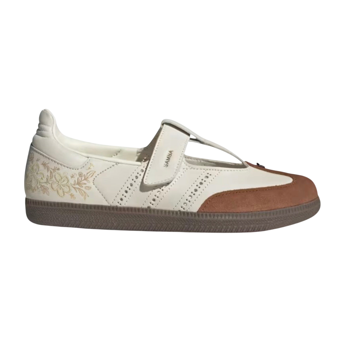 adidas Samba Jane Leather 'Summer Glow / Cloud White / Brown'