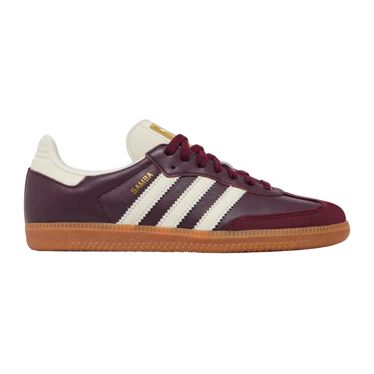 adidas Samba OG 'Maroon / Gold Metallic'