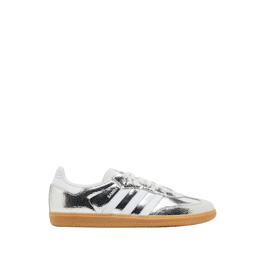 adidas Samba OG 'Silver Metallic / Cracked Leather'